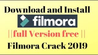 How to install FILMORA 9 2 9 13 crack free LATEST VERSION THE BEST METHOD