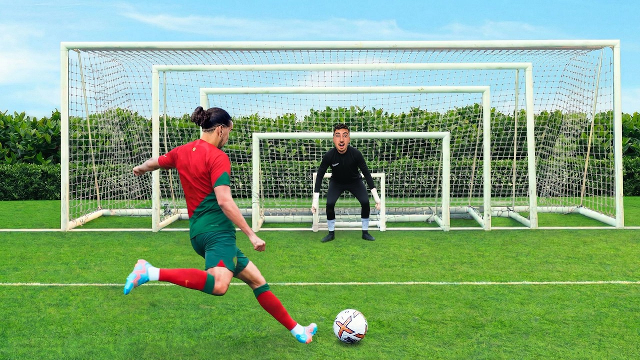 Каждый раз, когда вы забиваете гол, ворота становятся меньше