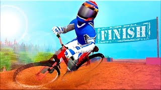 Crazy Bicycle Race - Mad Tricks - Gameplay Android game - dirt bicycle rider screenshot 1