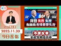 【幫港出聲與HKG報聯合製作‧今日焦點】拜登失言失控 布林肯表情管理失效 不便反華 美政客轉搞香港