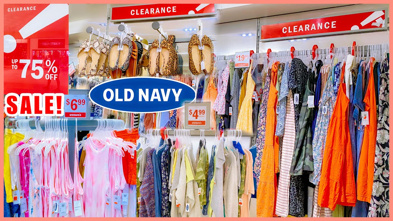 💙OLD NAVY CLOTHING‼️CLEARANCE SALE‼️UP TO 75%OFF‼️PRICE AS LOW AS  $0.47😱❤︎SHOP WITH ME❤︎