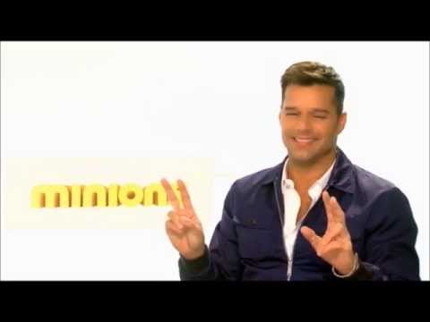 Ricky Martin en entrevista:  "Los Minions son una revolución social".