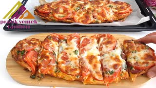 Just 1 stale BREAD! ❗ The result is better than pizza. easy cheap and delicious.