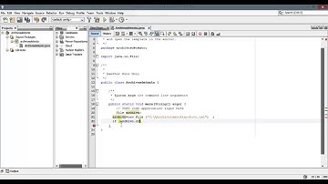 Crear un archivo de texto java netbeans 1 parte