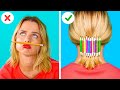 FUNNY SCHOOL SUPPLY DIYS || How to Sneak Gummy Food in Class with 123 GO! GOLD!