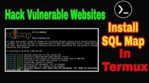 How to install Sqlmap in termux ( no root) | by nitro Hacker