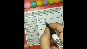 FARHA name signature #shorts #signature #trending #name #namestyle #namestatus #viral #youtubeshorts