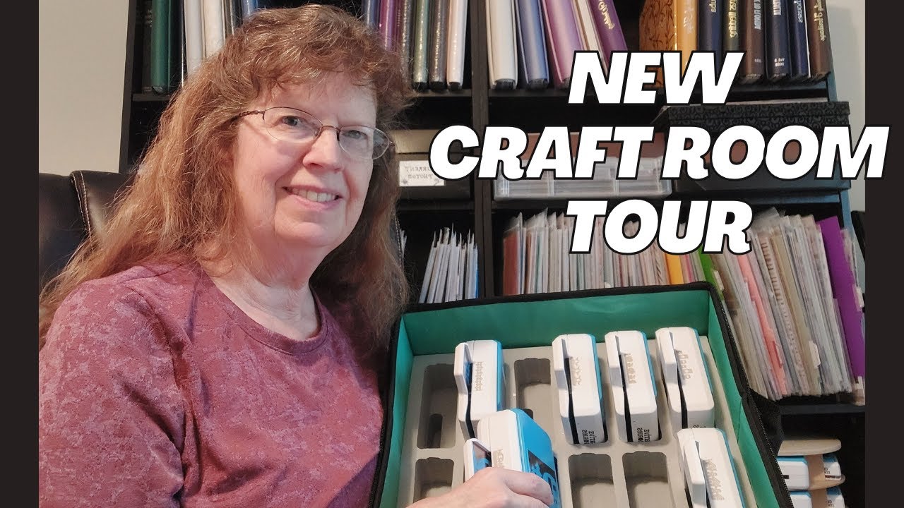 Craft Room Tour - How I organize and store scrapbooking supplies