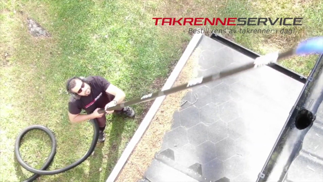 Rens av takrenner - Takrenneservice renser takrenner i Oslo og Østfold