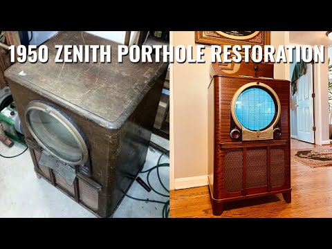 1950 Zenith Porthole Television Restoration