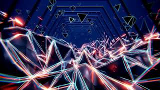 Neon Tunnel Crystal Mountains - No Copyright Royalty Free Video Loop Background HD - VJ Loops