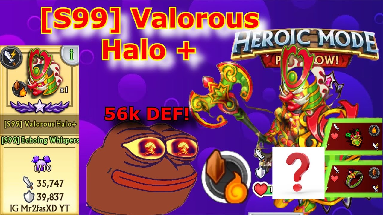 [S99] Valorous Halo + Enhancement! - Knights and Dragons - YouTube