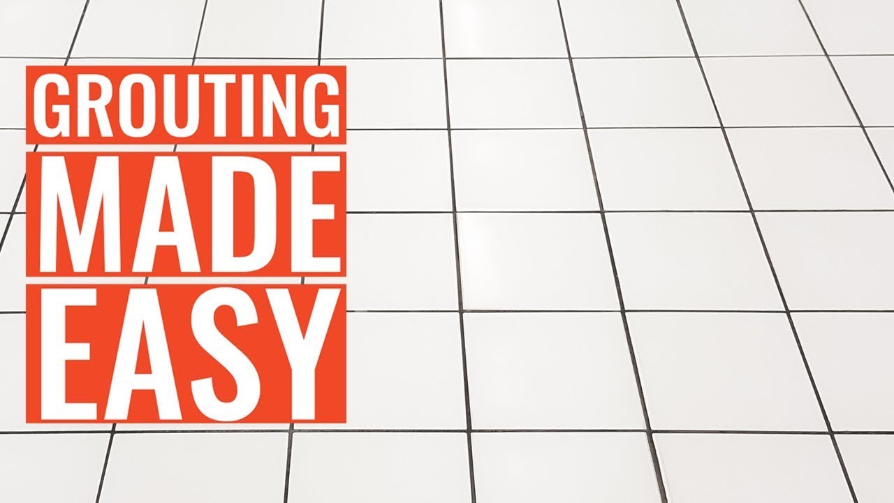 How To Grout Tiles EASILY Dunlop GX500 Flexible Grout YouTube