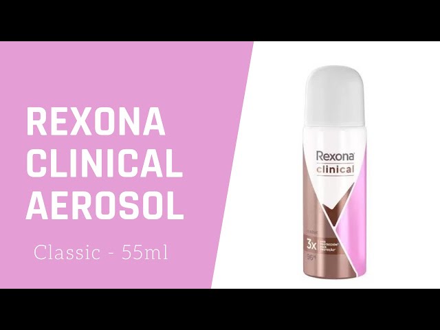 Desodorante Rexona Aerosol Feminino Clinical Classic 55ml