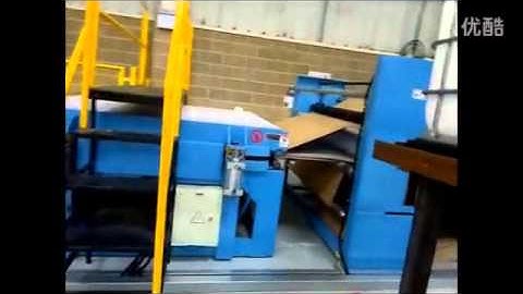 Video for paper honeycomb lamination line