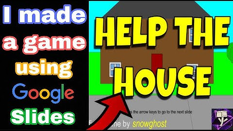 I made a fully interactive game using Google slides! (Full gameplay, New update and more!)