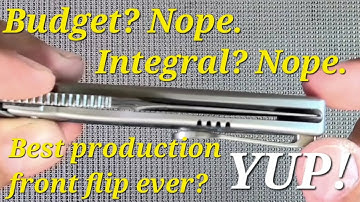 SharpByDesign Mini Tempest Damasteel Marble Carbon Brian Nadeau BEST Front Flipper EVER?