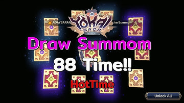 YokaiSaga - Draw Summon x88 time!! (Hot time)