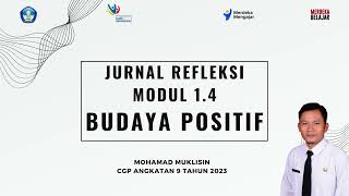 Jurnal REFLEKSI Modul 1.4. Budaya Positif