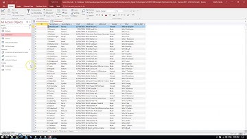 Access Link table between tables