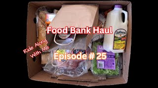 Food Bank Haul, Food Pantry Haul  5/13/2024, Milk, Pork, Cat Food