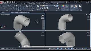 Modelando um Joelho 90 graus no AutoCAD (Conexão Hidráulica)