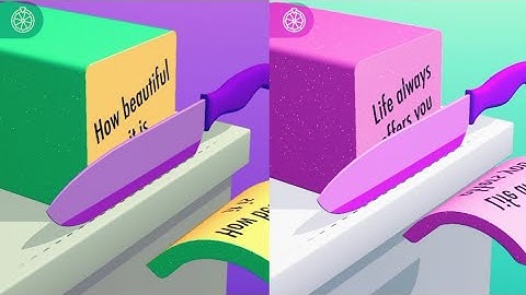 ASMR Slicing All Level Gameplay Android iOS Walkthrough