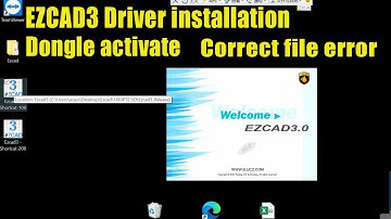 Ezcad3: how to install driver on win8 system I how to activate Ezcad3 dongle I Correct file error