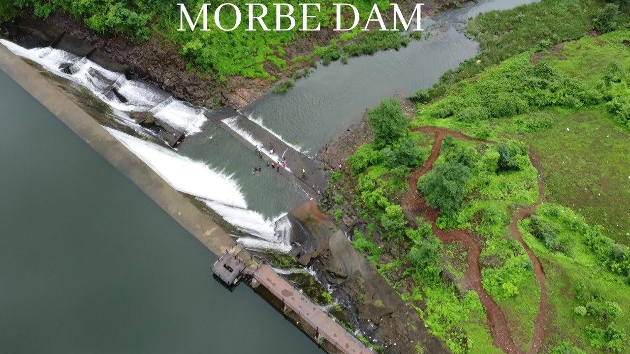 Morbe Dam Drone Shot 