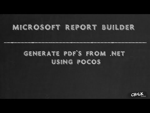 Microsoft Report Builder with POCOs from ASP.NET Core