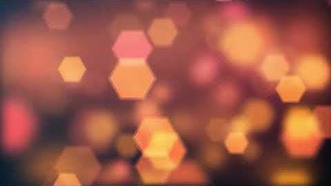 Hexagonal Bokeh | 30 Minutes Loop | Free Background Effect Video
