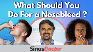 What to do during Nose Bleeding | Causes | Types of Nose Bleeding #SinusDoctor #nosebleed