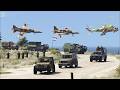 fighter jet attack on military base gta 5