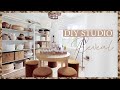 MY DIY STUDIO ROOM REVEAL / CRAFT ROOM MAKEOVER | 3 CRICUT DIY'S