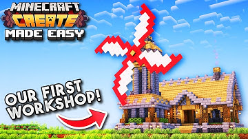 Building a PERFECT Workshop! | Minecraft Create Tutorial