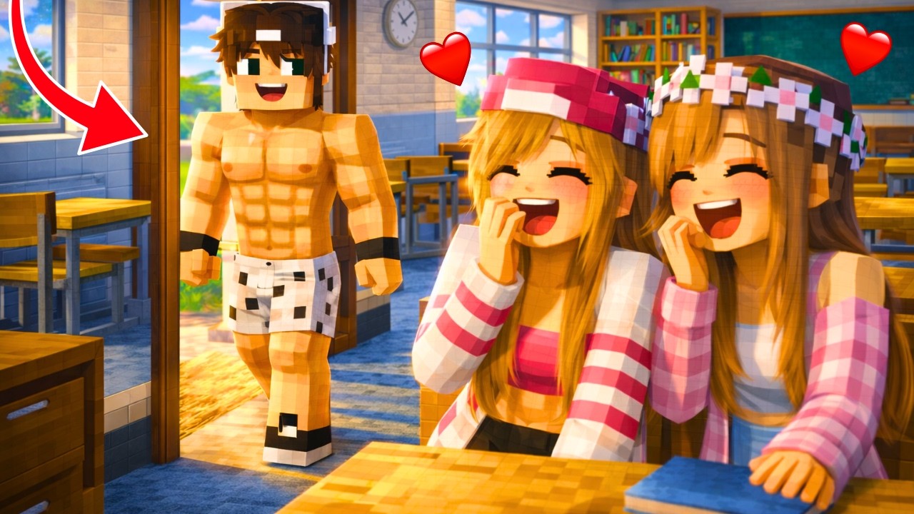 FOMOS SEM CAMISA PRA ESCOLA E AS MENINAS FICO APAIXONADAS!!!