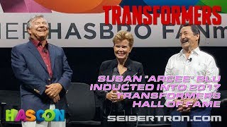HASCON 2017: Transformers Hall of Fame Susan Blu Induction with Frank Welker and Peter Cullen