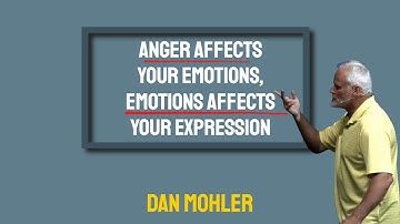 ✝️ Anger affects your emotions, emotions affects your expression - Dan Mohler