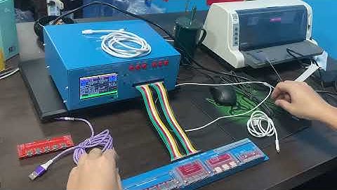 How to use usb  cable testing machine