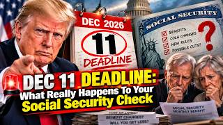 🚨 DEC 11 DEADLINE: What Really Happens To Your Social Security Check
