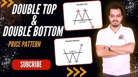double top and double bottom pattern | STOCKMARKET for beginners  | technical analysis