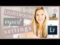 Lightroom Export Settings for High Res Photos