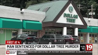 Sentencing for man convicted of killing woman outside Akron Dollar Tree