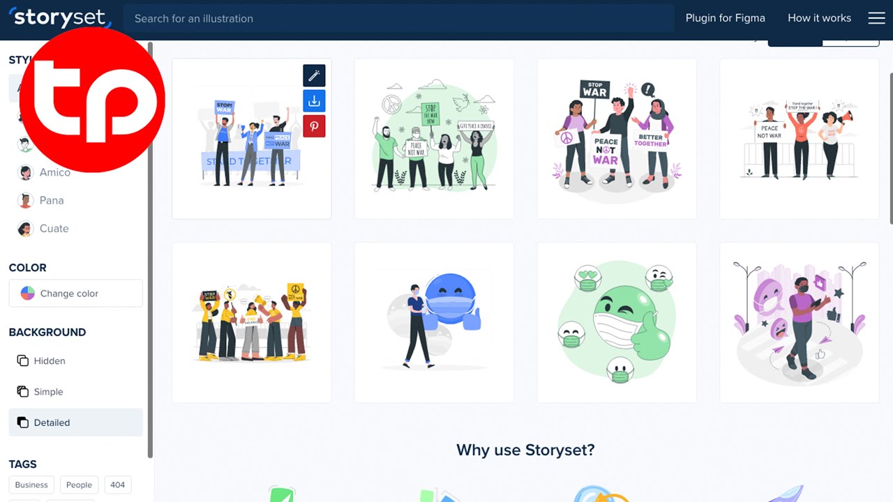Storyset, ilustrações customizáveis - YouTube