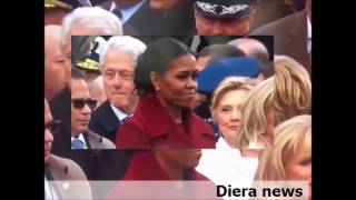 Bill Clinton Staring At Ivanka Trump At Presidential Inauguration بيل كلينتون & ايفانكا ترامب