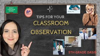 HOW TO HAVE A PERFECT CLASSROOM OBSERVATION !#classroomvideos #principal