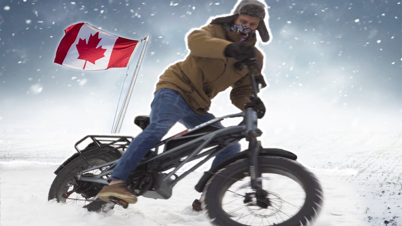 Testing My E-Bike In The Snow | FUCARE GEMINI X VS. CANADIAN WINTER