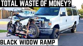 Complete Waste of Money? Black Widow Motorcycle Tow Hitch Hauler: Review, Load & Unload, How To