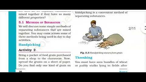 Separation of Substances || NCERT Class 6th Science Chapter 3 Separation of Substances (in Odia)