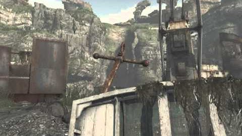 MW3 S&D Face Off 3v3 First Blood With Throwing Knife Across Map